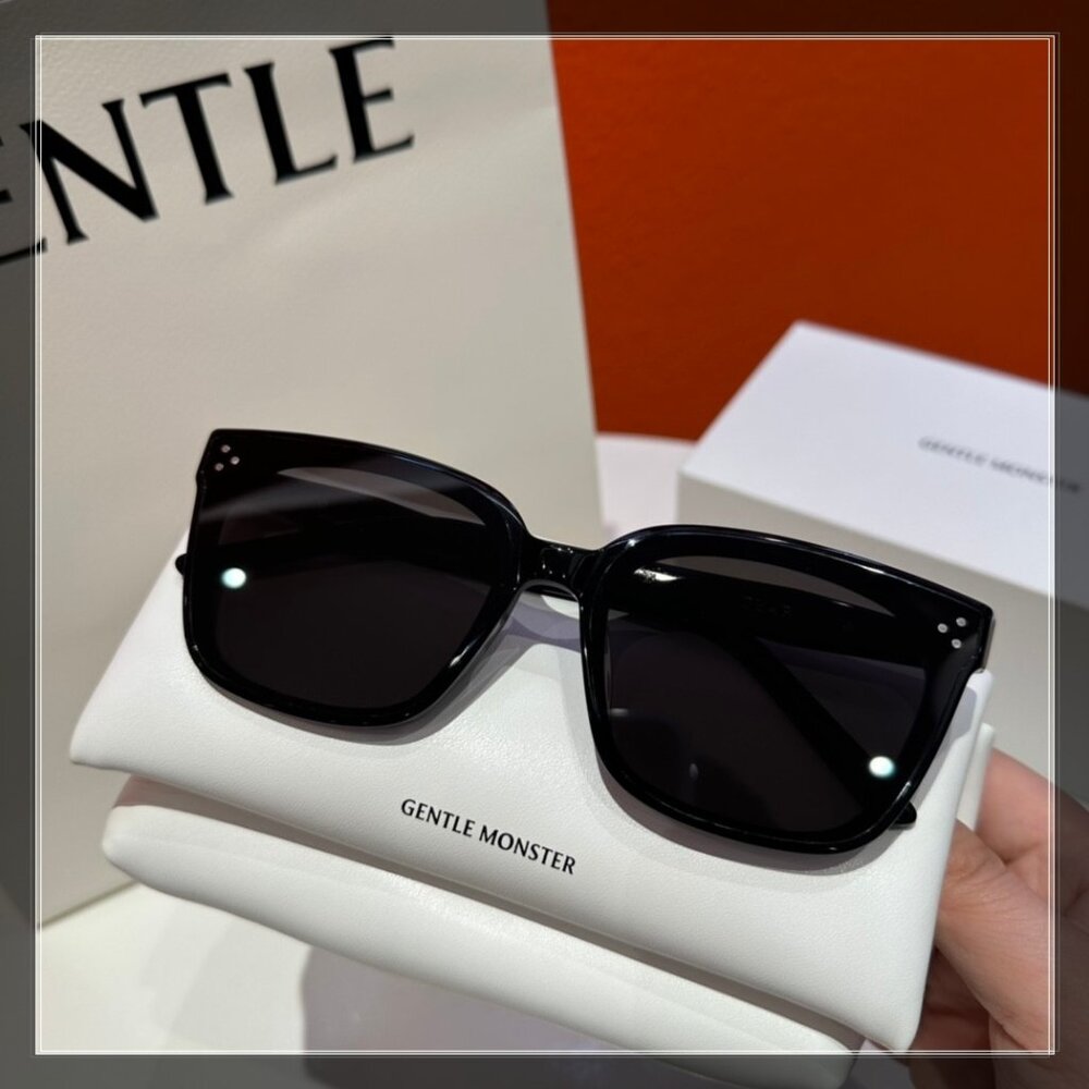 Gentle Monster Dear Square Sunglasses - Black, Like New!